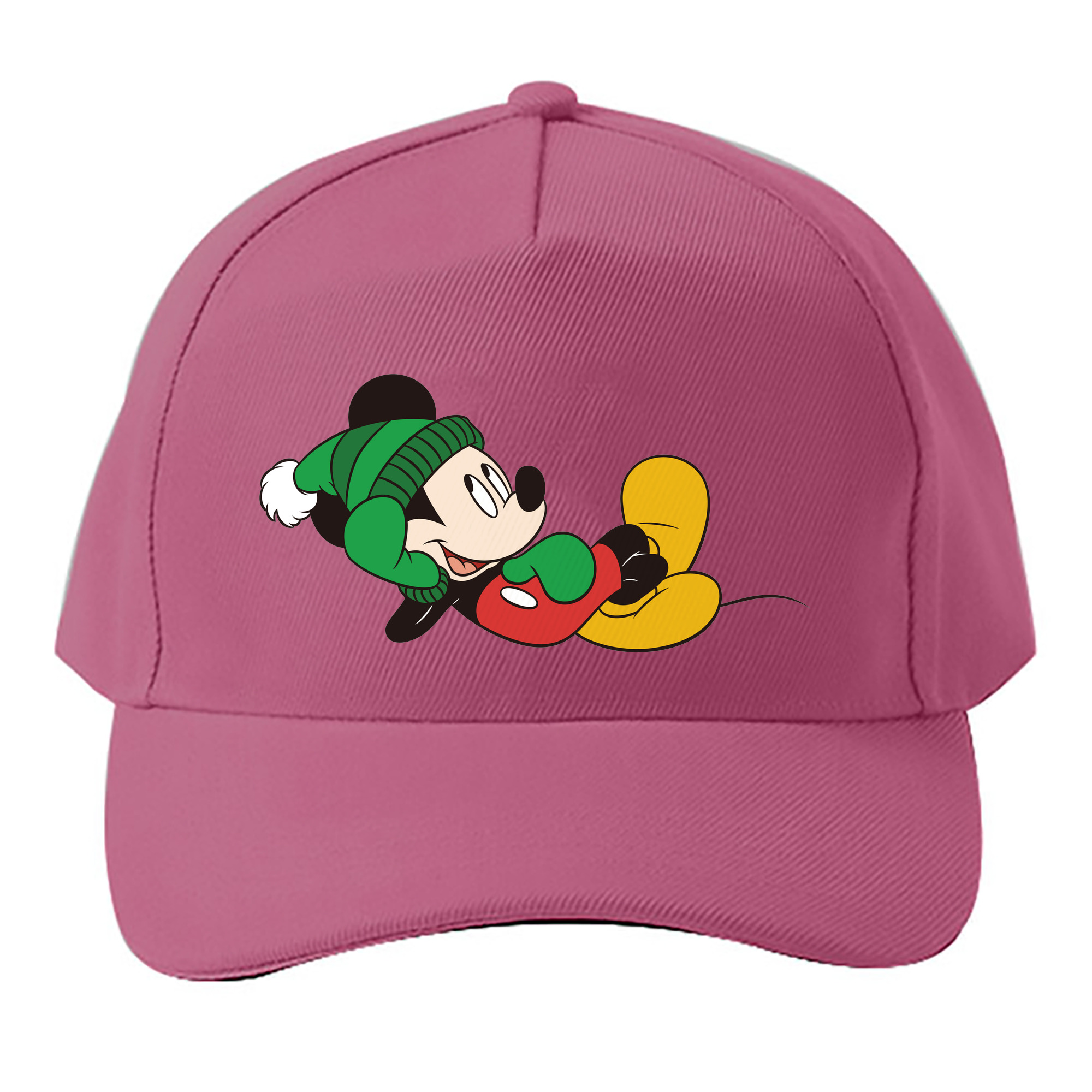 （画像用） ミッキーマウス Mickey Mouse ベースボールキャップ 綿100％ 男女兼用 帽子 スポーツ